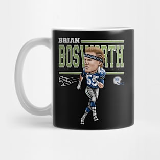 Brian Bosworth Seattle Cartoon Mug